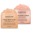 Majestic Pure Mango Butter Scrub (10 oz) and Himalayan Scrub (10 oz) Bundle