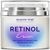 MAJESTIC PURE Retinol Cream for Face Anti Aging, with Hyaluronic Acid - Moisturizing & Firming, Reduces Appearances of Fine Lines & Wrinkles - Vibrant & Youthful Appearance, Men & Women - 50ml