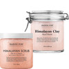 Majestic Pure Himalayan Scrub with Collagen (10 oz) and Himalayan Mud Mask (10 oz) Bundle