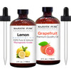 Majestic Pure Lemon Essential Oil and Grapefruit Premium Oil Bundle - 4 fl oz Each Majestic Pure Lemon Essential Oil and Grapefruit Premium Oil Bundle - 4 fl oz Each