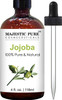 Majestic Pure Jojoba Oil for Hair and Skin, 4 fl. oz.