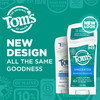 Tom's of Maine Original Care Natural Deodorant, Unscented, 2.25 oz. 6-Pack (Packaging May Vary)