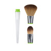 EcoTools Total Senses Foundation Brush Duo Interchangeables Makeup Brush with Aromatherapy, 2 Brushes