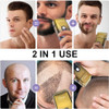Hatteker Foil Head Shaver Triple Blades Shaver Electric Shaver Razor for Men Close Bald Head Barber Shaver Trimmer Waterproof Wet & Dry, Cordless, Gold