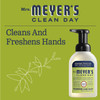 Mrs. Meyer's Clean Day Foaming Hand Soap, Lemon Verbena, 10 Fl Oz (Pack of 6)