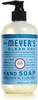 Mrs. Meyer's Hand Soap, Made with Essential Oils, Biodegradable Formula, Rain Water, 12.5 fl. oz - Pack of 6