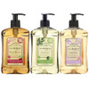 A LA MAISON Liquid Hand Soap Variety Pack - Cherry Blossom, Yuzu Lime, and Rose Lilac Triple French Milled Natural Moisturizing (3 Pack, 16.9 oz Bottle)