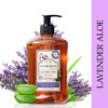 A LA MAISON Lavender Aloe Liquid Hand Soap | 16.9 Fl oz. Pump Bottles Moisturizing Natural Hand Wash Soap | Triple French Milled | Gentle To Hands | (1 Pack)