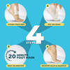 Amope PediMask Kit- 20 Minute Foot Mask to Rejuvenate and Soothe Your Feet with Blend of Moisturizers and Macadamia Oils for Baby Smooth Feet in Minutes (Pack of 3) Amope PediMask Kit- 20 Minute Foot Mask to Rejuvenate and Soothe Your Feet with Blend of Moisturizers and Macadamia Oils for Baby Smooth Feet in Minutes (Pack of 3)