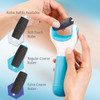 Amope Pedi Perfect Electronic Dry Foot File-Callus Remover With Diamond Crystals, Blue, Regular Coarse, Batteries Included and Pedi Perfect Electronic Foot File Mixed Refills, 2 Count