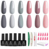 Beetles Bridesmaid Beauty Classic Gel Nail Polish Set with Gel Nail Polish Remover Kit