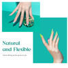Beetles Gel Nail Kit Soft Gel Nail Tips, 500Pcs Medium Almond Pre-shaped Clear Full Cover False Nails for Gel Art Polish, Soak Off Easy Nail Extensions Acrylic Nails False Press on Nail Tips