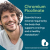 BESTVITE  Chromium Picolinate 1000mcg (240 Vegetarian Capsules) - No Stearates - No Dicalcium Phosphate - Vegan - Gluten Free - Non-GMO