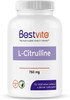 L-Citrulline 750mg per Capsule (120 Vegetarian Capsules) - No Stearates - No Silica - No Fillers - Non GMO - Gluten Free - Vegan