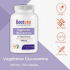 Vegetarian Glucosamine 1000mg (120 Vegetarian Capsules) - No Stearates - No Fillers