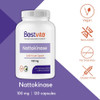 Nattokinase 100Mg (2000 Fu) (120 Vegetarian Capsules) - No Stearates - Vegan - Non Gmo - Gluten Free