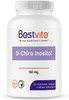 BESTVITE D-Chiro Inositol (120 Vegetarian Capsules) - No Stearates - Vegan - Non GMO - Gluten Free - 1 Capsule for 40:1 Inositol Ratio