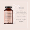 Biotin 10000mcg Gummies - Hair Growth Vitamins for Women  Shine, Volume & Strength - for Hair Skin and Nails - Vegan, Non-GMO, Gluten Free Womens Beauty Supplements - 60 Strawberry Gummies