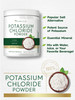 Potassium Chloride Powder Supplement 16 Oz | Food Grade | Salt Substitute | Vegan, Vegetarian, Non-Gmo, Gluten Free | By Carlyle