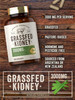 Grassfed Beef Kidney Capsules | 200 Count | 3000mg | Pasture Raised Desiccated Bovine Supplement | Hormone and Pesticide Free | Non-GMO, Gluten Free | by Herbage Farmstead
