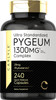 Pygeum Standardized 1300Mg | 240 Capsules | Non-Gmo, Gluten Free | Pygeum Africanum Bark Extract Supplement | By Carlyle