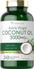 Coconut Oil Softgel Capsules | 3000 mg | 240 Count | Non-GMO and Gluten Free Extra Virgin Supplement | Naturally Occurring MCTs | by Carlyle