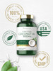 Coconut Oil Softgel Capsules | 3000 mg | 240 Count | Non-GMO and Gluten Free Extra Virgin Supplement | Naturally Occurring MCTs | by Carlyle Coconut Oil Softgel Capsules | 3000 mg | 240 Count | Non-GMO and Gluten Free Extra Virgin Supplement | Naturally Occurring MCTs | by Carlyle
