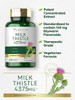 Milk Thistle Capsules | 4375mg | 200 Count | High Potency Extract | Vegetarian, Non-GMO, Gluten Free | by Carlyle