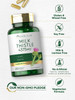 Milk Thistle Capsules | 4375mg | 200 Count | High Potency Extract | Vegetarian, Non-GMO, Gluten Free | by Carlyle