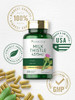 Milk Thistle Capsules | 4375mg | 200 Count | High Potency Extract | Vegetarian, Non-GMO, Gluten Free | by Carlyle