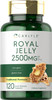 Carlyle Royal Jelly Capsule | 2500Mg | 120 Count | Non-Gmo And Gluten Free Formula | Traditional Supplement