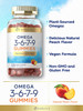 Carlyle Omega 3 6 7 9 Gummies | 120 Count | Vegan Plant Sourced Supplement | Peach Flavor