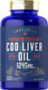 Carlyle Cod Liver Oil Softgels | 1245Mg | 300 Count | Norwegian | Non Gmo, Gluten Free