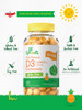 Carlyle Vitamin D3 Gummies for Kids | 1000 IU (25 mcg) | 180 Count | Vegetarian, Non-GMO, and Gluten Free High Potency Formula | Natural Pineapple Flavor | by Lil' Sprouts