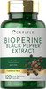 Bioperine 10mg | 120 Capsules | Non-GMO & Gluten Free | Sourced from Black Pepper Extract | Supports Curcumin Powder Absorption | by Carlyle