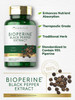 Bioperine 10mg | 120 Capsules | Non-GMO & Gluten Free | Sourced from Black Pepper Extract | Supports Curcumin Powder Absorption | by Carlyle