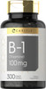 Carlyle Vitamin B-1 | 100Mg | 300 Tablets | Non-Gmo And Gluten Free Thiamin Supplement
