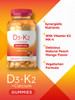 D3, K2, & Calcium Gummies | 120 Count | Vegetarian, Non-GMO, and Gluten Free Vitamin Supplement | by Carlyle