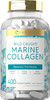 Carlyle Marine Collagen Peptides | 400 Caplets | Wild Caught | with Hyaluronic Acid | Non-GMO, Gluten Free
