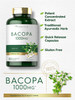 Carlyle Bacopa Monnieri Capsules | 1000 mg | 180 Capsules | Gluten Free Supplement