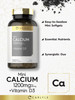 Calcium With D3 | 1200Mg | 300 Mini Softgels | Non-Gmo And Gluten Free Supplement | By Carlyle