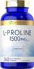 Carlyle L-Proline Free Form 1500mg | 240 Capsules | Non-GMO, Gluten Free Supplement