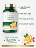 Carlyle Vitamin C 2000mg | with Rose Hips | 300 Caplets | Vegetarian, Non-GMO, Gluten Free Supplement