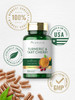 Carlyle Turmeric And Tart Cherry Capsules | 120 Count | With Bioperine | Vegetarian, Non-Gmo, Gluten Free Supplement