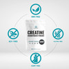 Creatine Monohydrate Powder 300 Grams (60 Servings), Unflavored | Pure | Micronized Creatine Powder, 5000mg(5g) Per Serving, 2 Month Supply, Vegan | Keto, Non-GMO, No Filler, No Additives