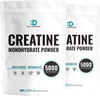2 Pack Creatine Monohydrate Powder 300 Grams (10.6oz), Unflavored | Pure | Micronized Creatine Powder, 5000mg Per Serving, 2 Month Supply, Vegan | Keto, Non-GMO, No Filler, No Additives - 60 Servings