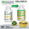 COD Liver Oil | 100 Softgels | Natural Source of Omega 3 Fatty Acids | Triple Strength | Best Immune Health, Healthy Bones & Muscles Dietary Supplement |