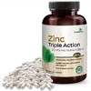 Futurebiotics Zinc Triple Action 30mg Key Nutrient Blend Immune Support Zinc Supplement with Zinc Acetate, Picolinate & Orotate - Immune, Antioxidant & Skin Health Support - 150 Vegetarian Capsules