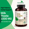 Futurebiotics Milk Thistle 1000mg Silymarin Marianum & Dandelion Root Liver Health Support, 300 Capsules