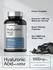 Hyaluronic Acid with MSM | 1000 mg | 120 Capsules | Non-GMO and Gluten Free Supplement | Bioavailable Formula | by Horbaach